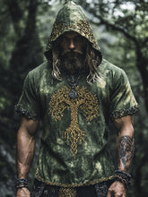 Herren Viking Kapuzen-T-Shirt